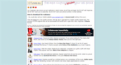 Desktop Screenshot of ctunes.eu